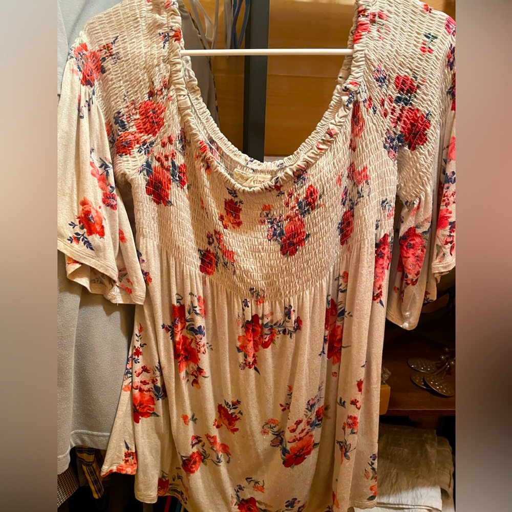Rewind flower blouse